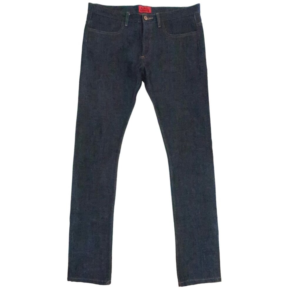 A.P.C. x KANYE WEST button fly selvedge jeans sz 29 NWOT